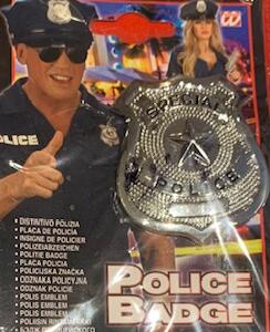 Badge or police