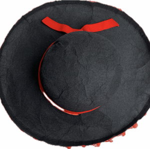 2 Chapeaux espagnole noir et rouge