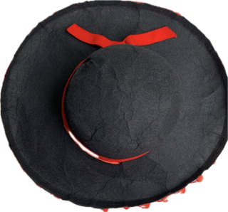 2 Chapeaux espagnole noir et rouge