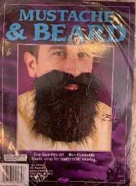 Barbe noir lisse