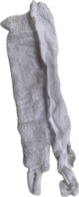 Gants blanc avec doigts