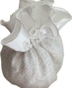 Lot 3 petite fille mariage - fête sac coiffes ruban de cheveux