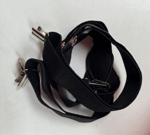 Bretelles noir clips