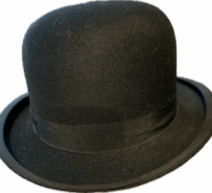Chapeaux melon bordé d'un ruban a l'intérieur ruban bleu Gr.55