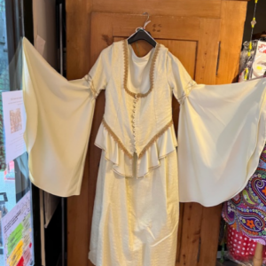mariage Habit en 2pces jaune clair or