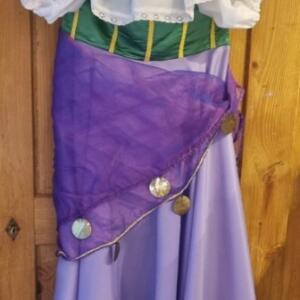 Esmeralda Robe-bustier-chemise-châle