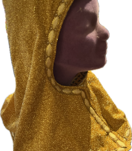 Casque or doublée médiéval Création TU