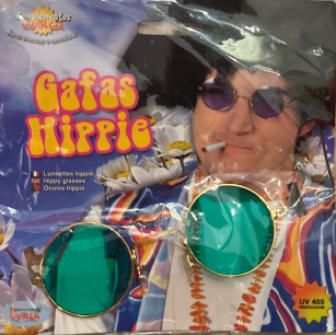 Lunettes verte ronde