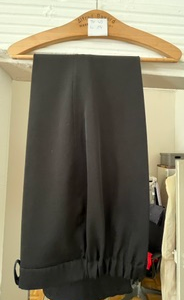 Pantalon noir pour smokings Frak et queue de pie n° 1