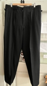 Pantalon noir pour smokings Frak et queue de pie crochet a r n° 6