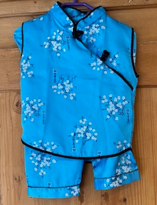 2 ans Habit d’asiatique veste et pantalon