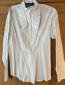 Blouse dame avec jabot