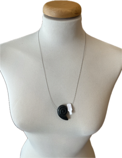 Collier jaspe tourmaline
