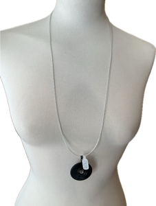 Collier Lava argent