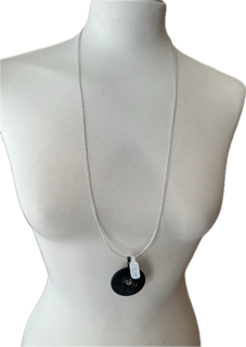 Collier Lava argent