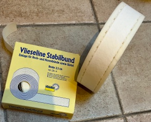 Vliesline Stabilbund pour taille Vliesline Ruban de Taille